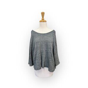 Adidas Stella McCartney Gray Boxy Sweatshirt Size S Small Zip Sleeve